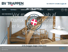 Tablet Screenshot of bv-trappen.dk